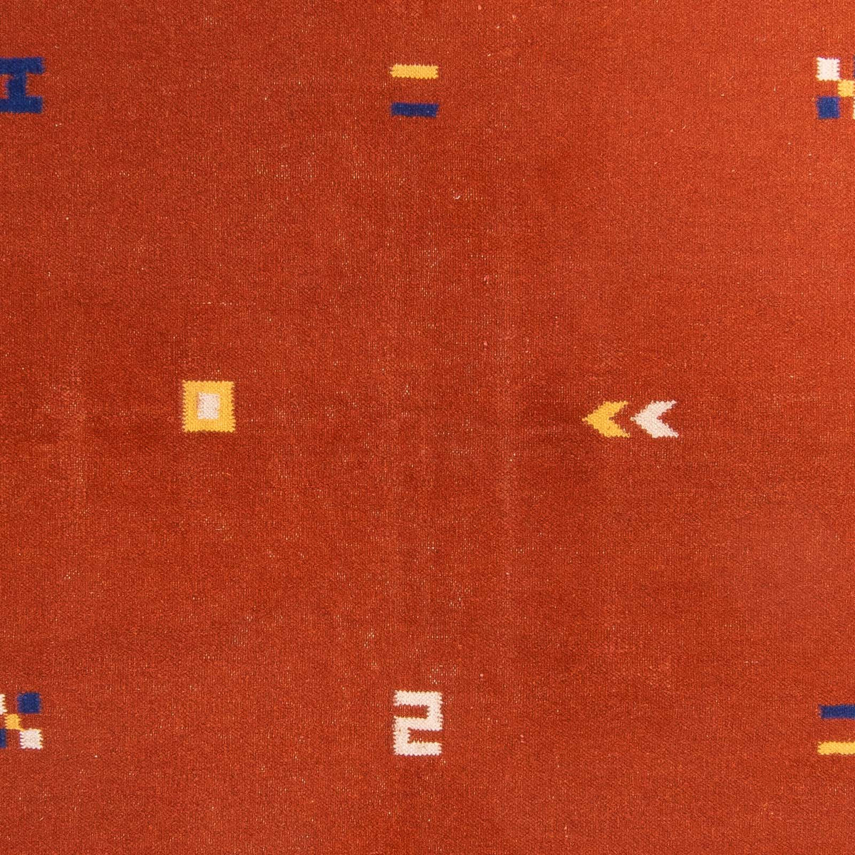 Kelim matta - trendig - 240 x 170 cm - mörkröd