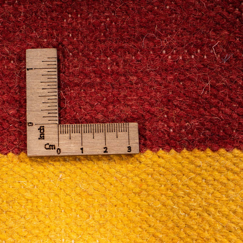 Kelim matta - trendig - 240 x 170 cm - mörkröd