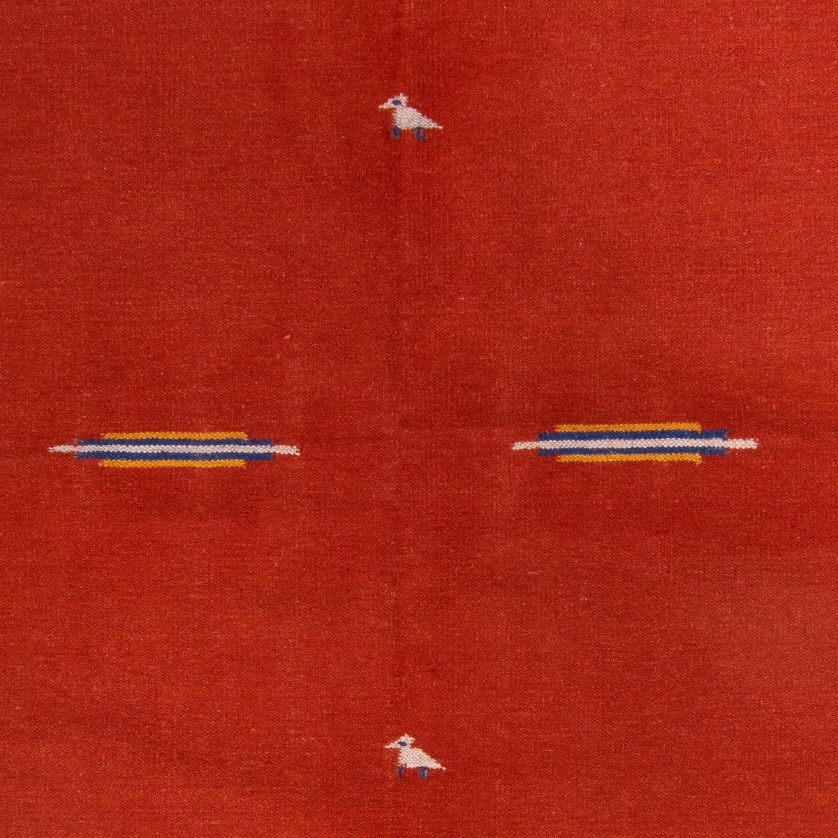 Kelim matta - trendig - 240 x 170 cm - mörkröd