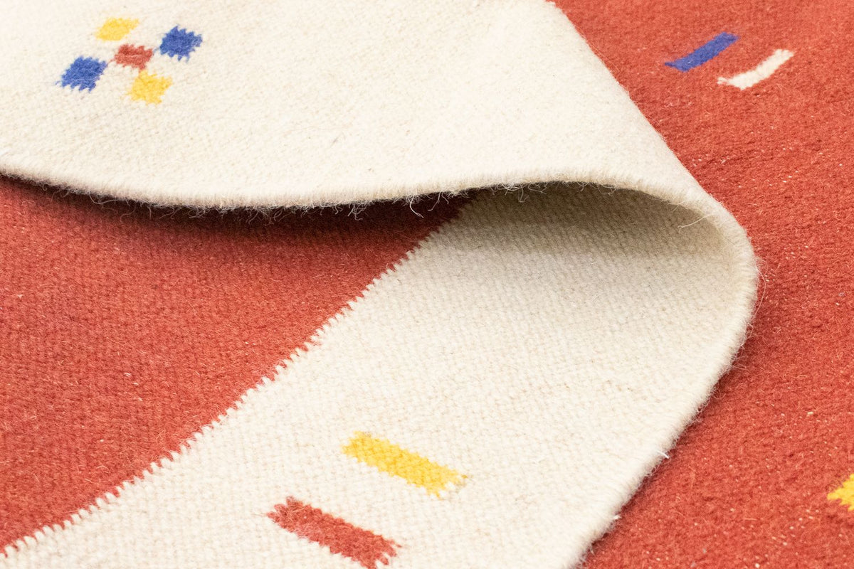 Kelim matta - trendig - 240 x 170 cm - rost