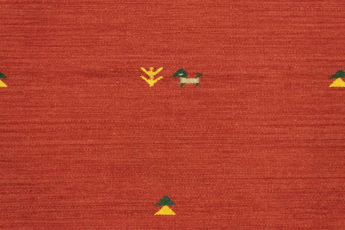 Kelim matta - trendig - 180 x 120 cm - rost