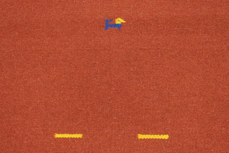 Kelim matta - trendig - 180 x 120 cm - rost