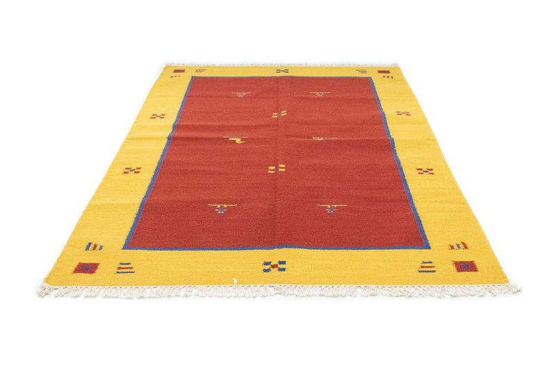 Kelim matta - trendig - 200 x 140 cm - röd