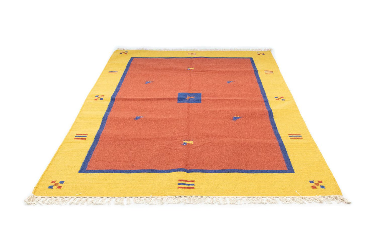 Kelim matta - trendig - 200 x 140 cm - röd