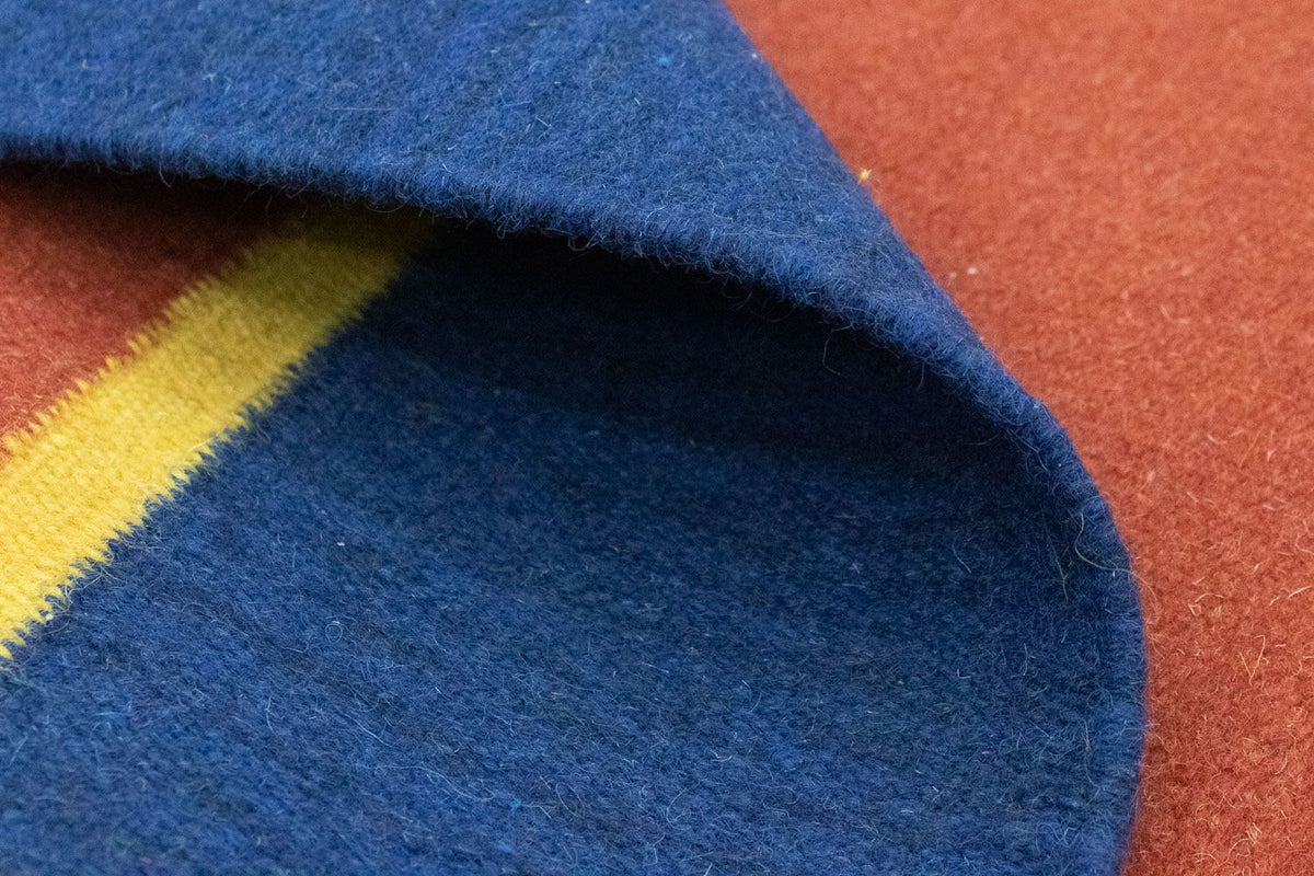 Kelim matta - trendig - 200 x 140 cm - orange