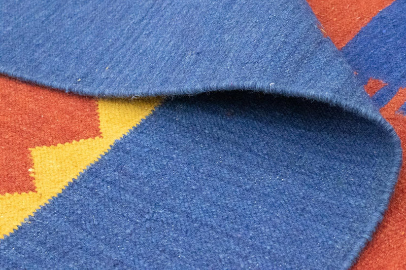 Kelim matta - trendig - 300 x 200 cm - orange