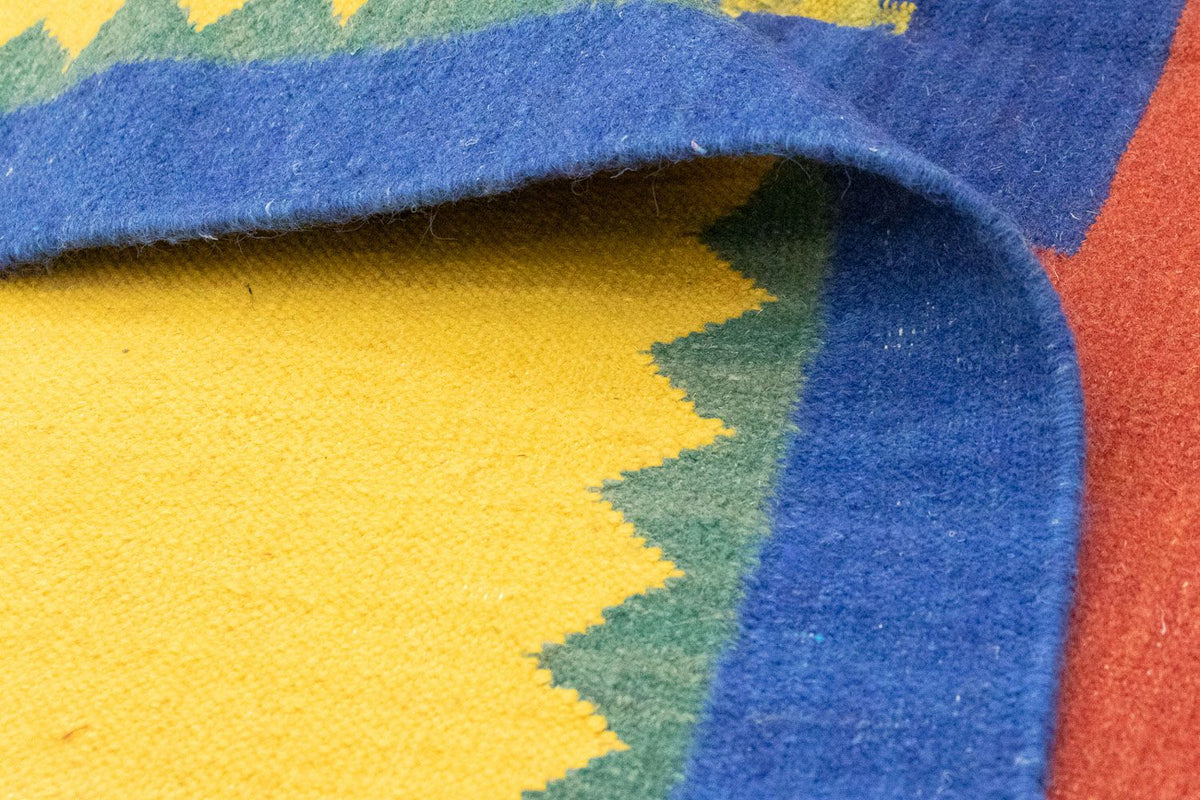 Kelim matta - trendig - 300 x 200 cm - orange