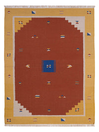 Kelim matta - trendig - 240 x 170 cm - karamell