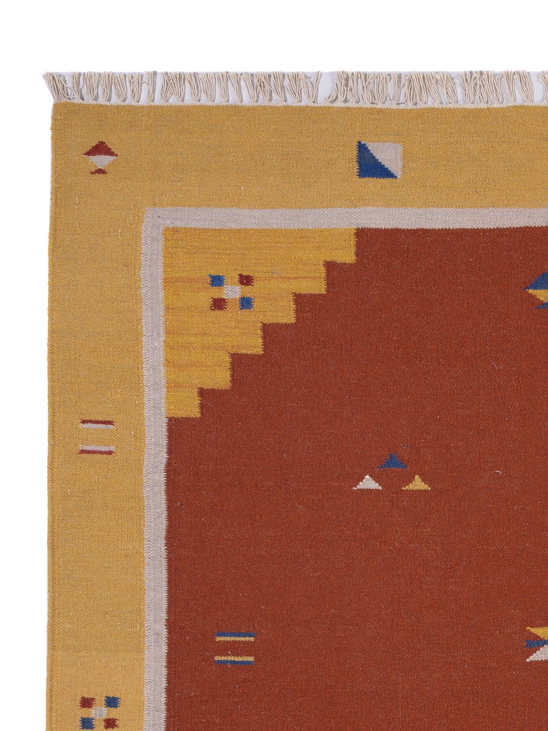 Kelim matta - trendig - 240 x 170 cm - karamell