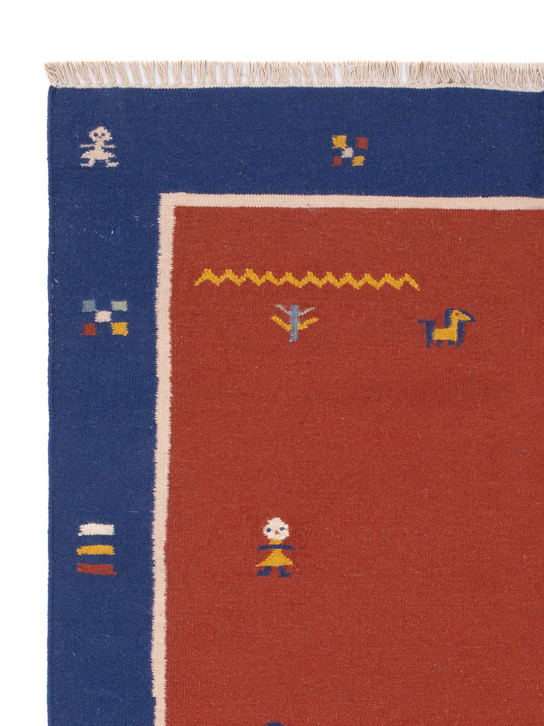 Modern kilim Mattan - Ullmatta