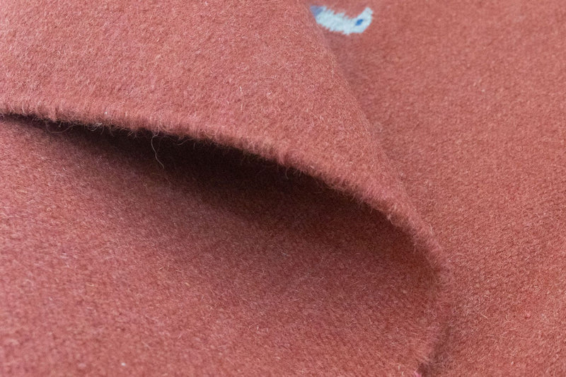 Kelim matta - trendig - 200 x 140 cm - orange