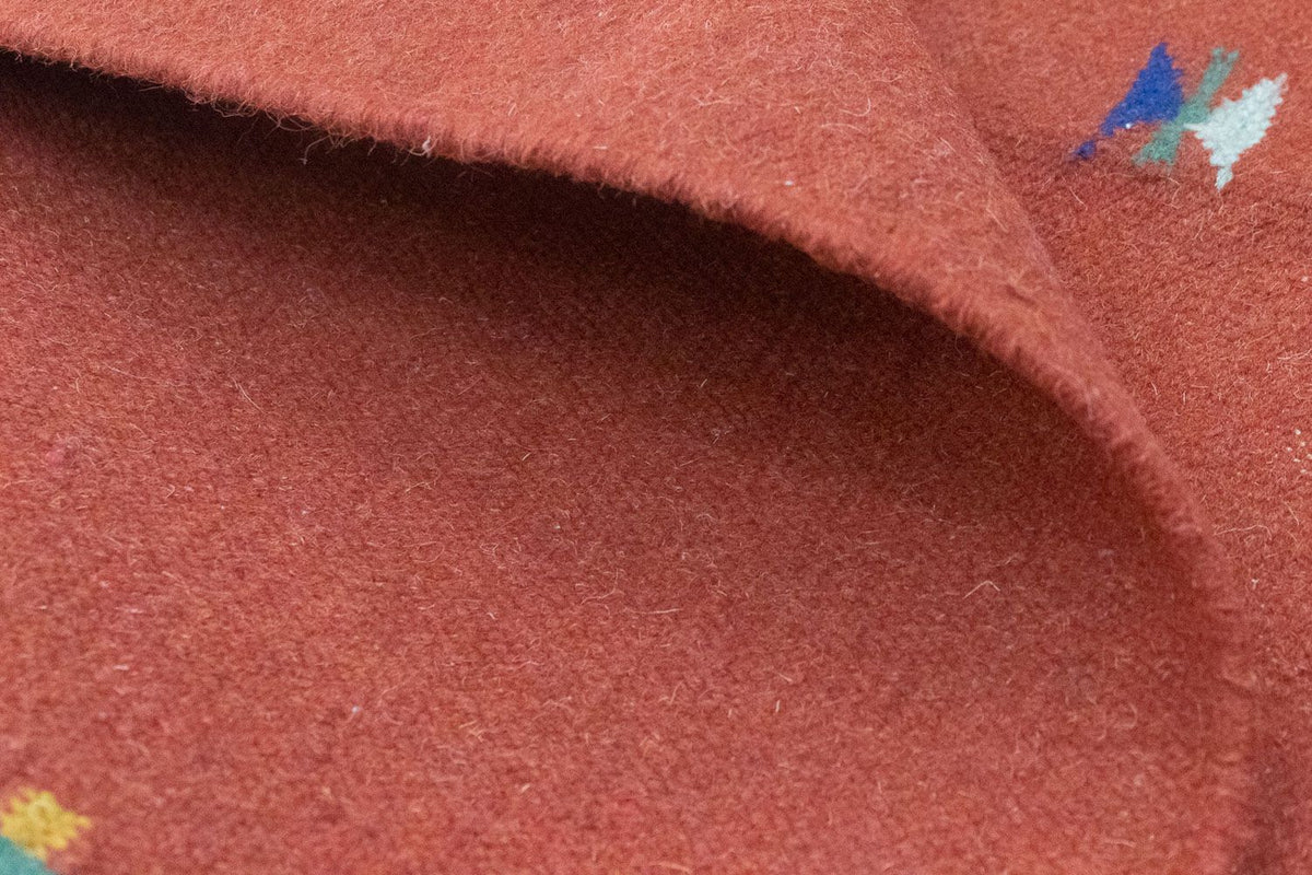 Kelim matta - trendig - 200 x 140 cm - orange