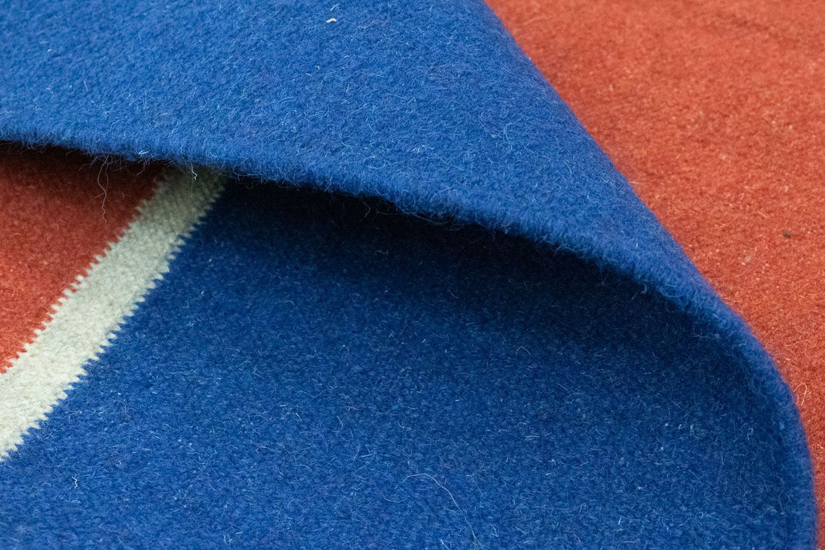 Kelim matta - trendig - 200 x 140 cm - orange