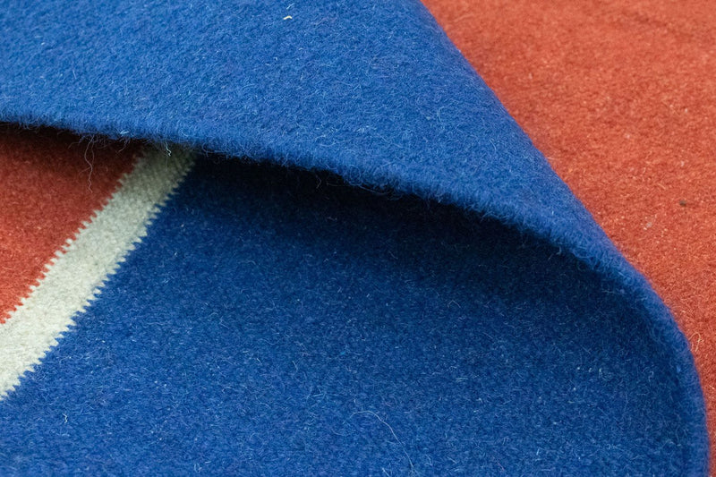 Kelim matta - trendig - 200 x 140 cm - orange