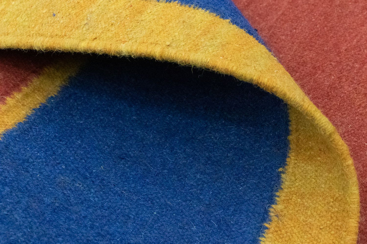 Kelim matta - trendig - 200 x 140 cm - orange