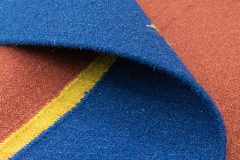 Kelim matta - trendig - 200 x 140 cm - röd