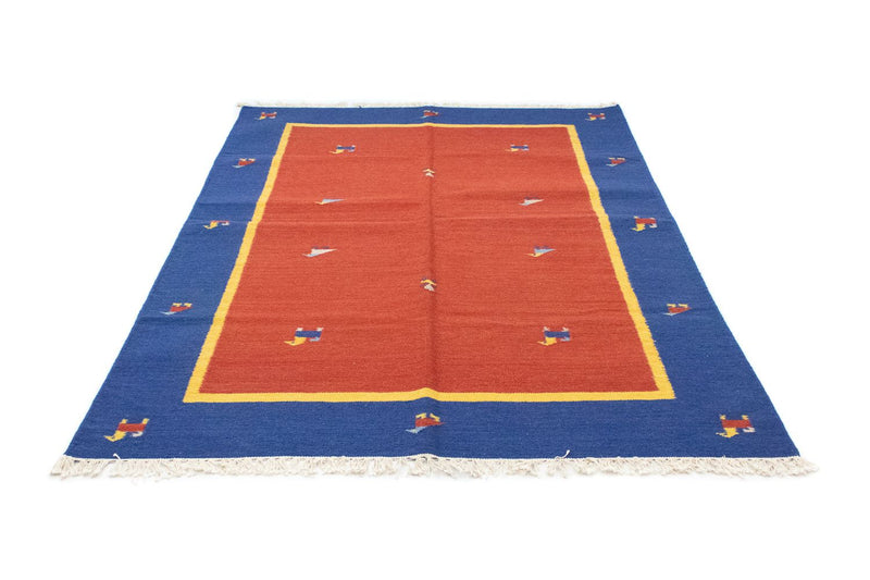 Kelim matta - trendig - 200 x 140 cm - röd