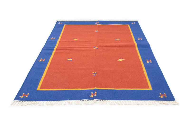 Kelim matta - trendig - 200 x 140 cm - röd