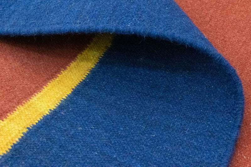 Kelim matta - trendig - 200 x 140 cm - orange