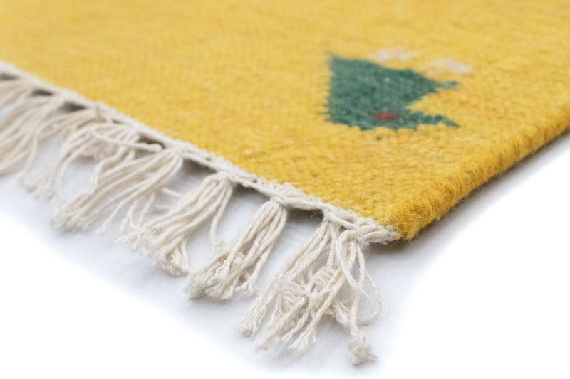 Kelim matta - trendig - 200 x 140 cm - röd