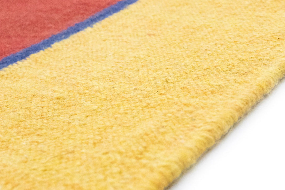 Kelim matta - trendig - 200 x 140 cm - orange