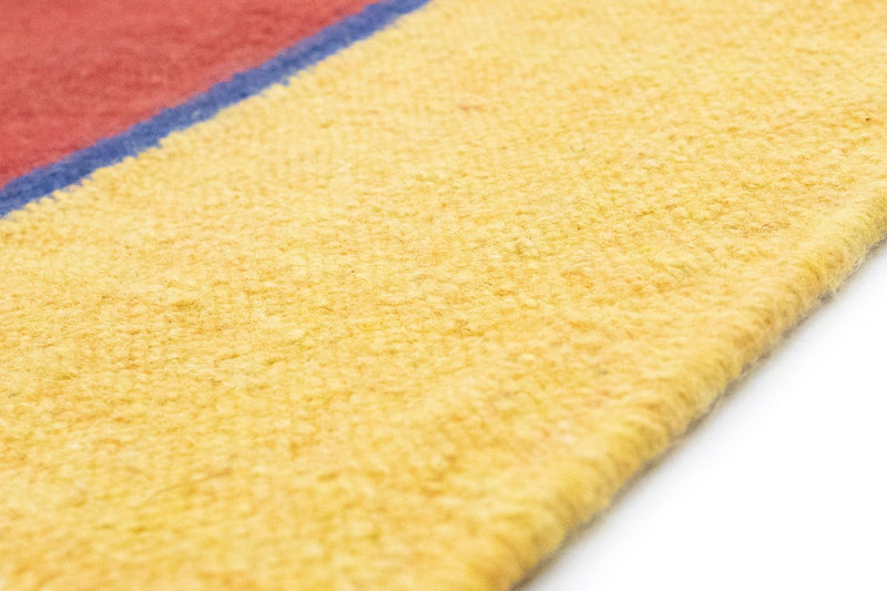 Kelim matta - trendig - 200 x 140 cm - orange