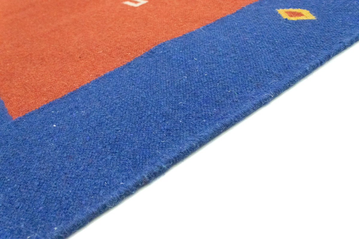 Kelim matta - trendig - 300 x 200 cm - röd