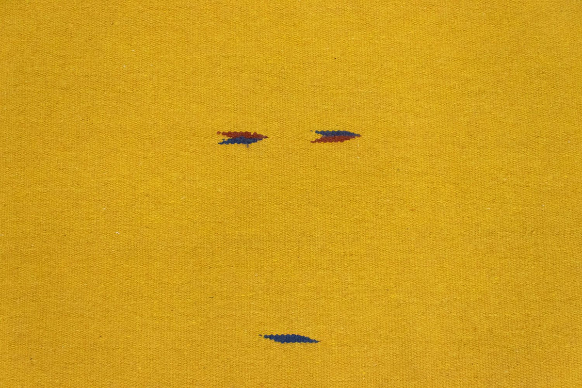 Kelim matta - trendig - 180 x 120 cm - gul