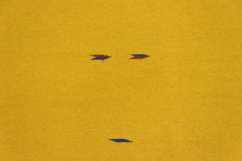 Kelim matta - trendig - 180 x 120 cm - gul