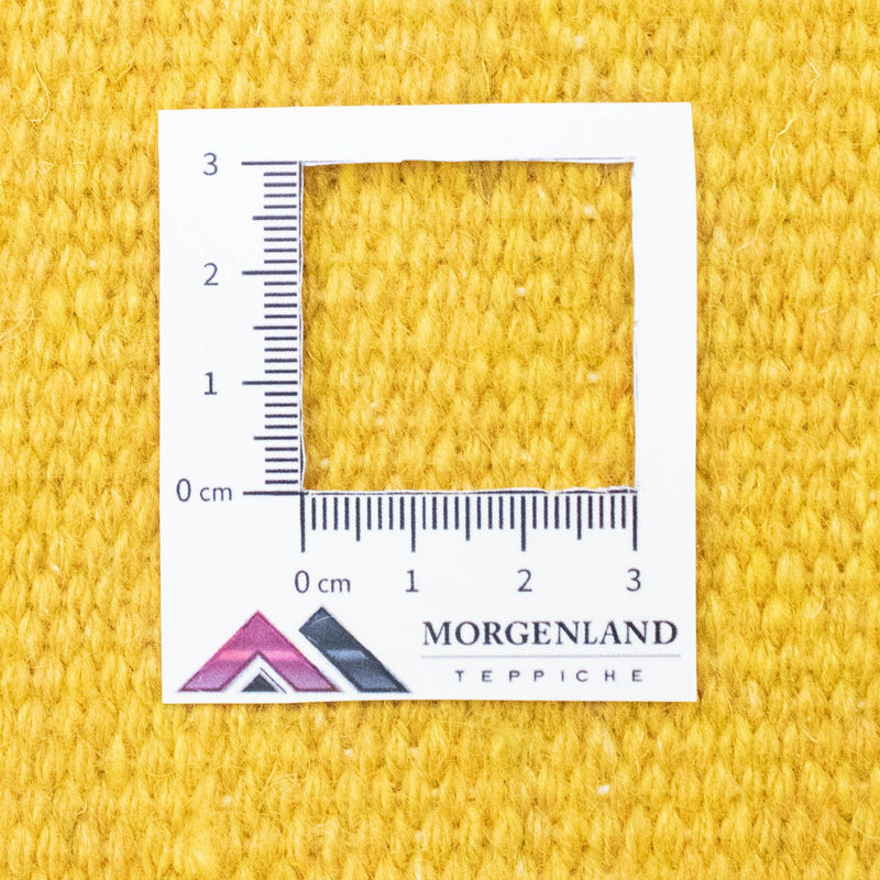 Kelim matta - trendig - 180 x 120 cm - gul