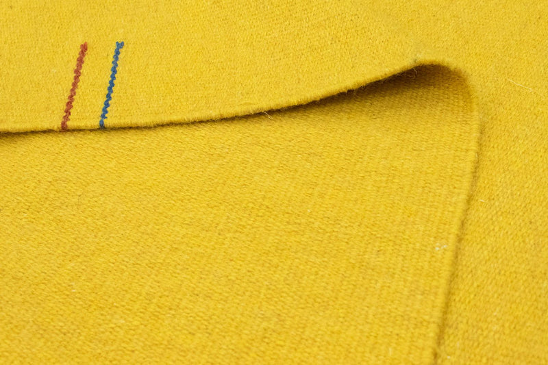 Kelim matta - trendig - 180 x 120 cm - gul