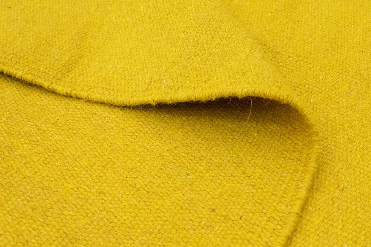 Kelim matta - trendig - 180 x 120 cm - gul