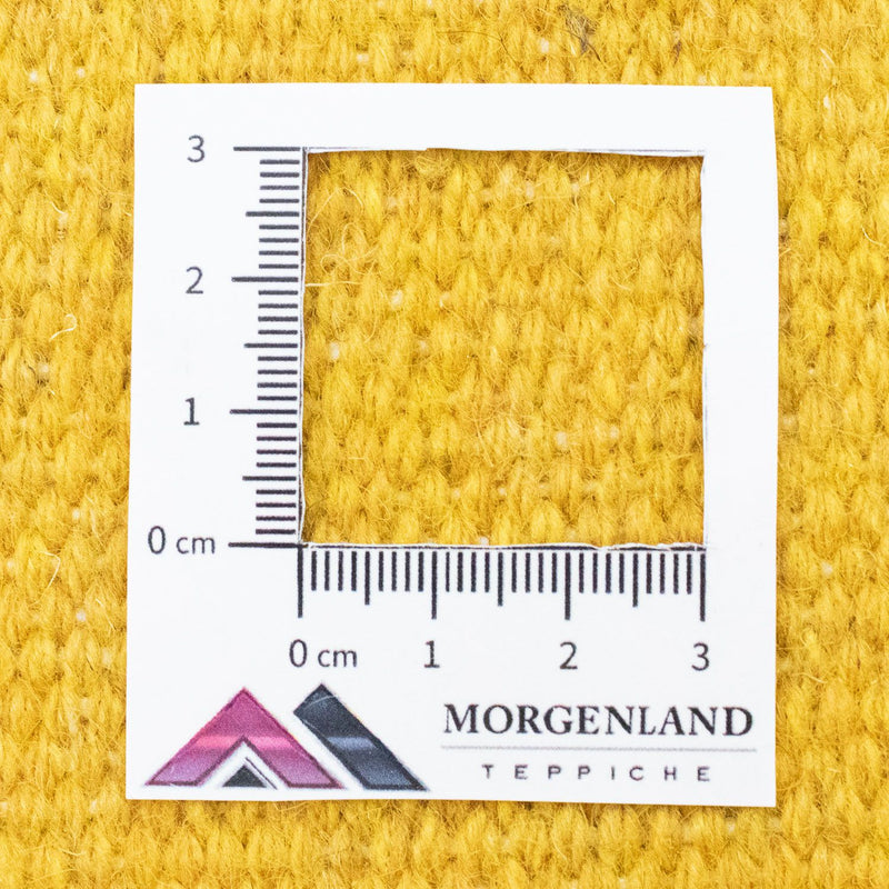 Kelim matta - trendig - 180 x 120 cm - gul