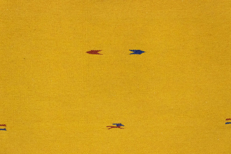 Kelim matta - trendig - 180 x 120 cm - gul