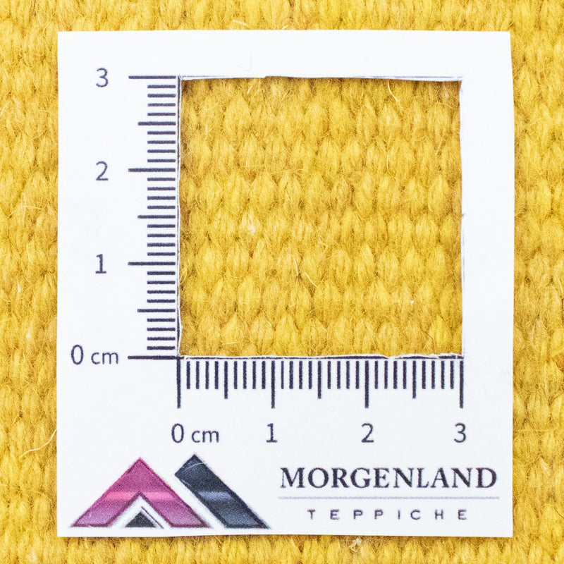 Kelim matta - trendig - 180 x 120 cm - gul