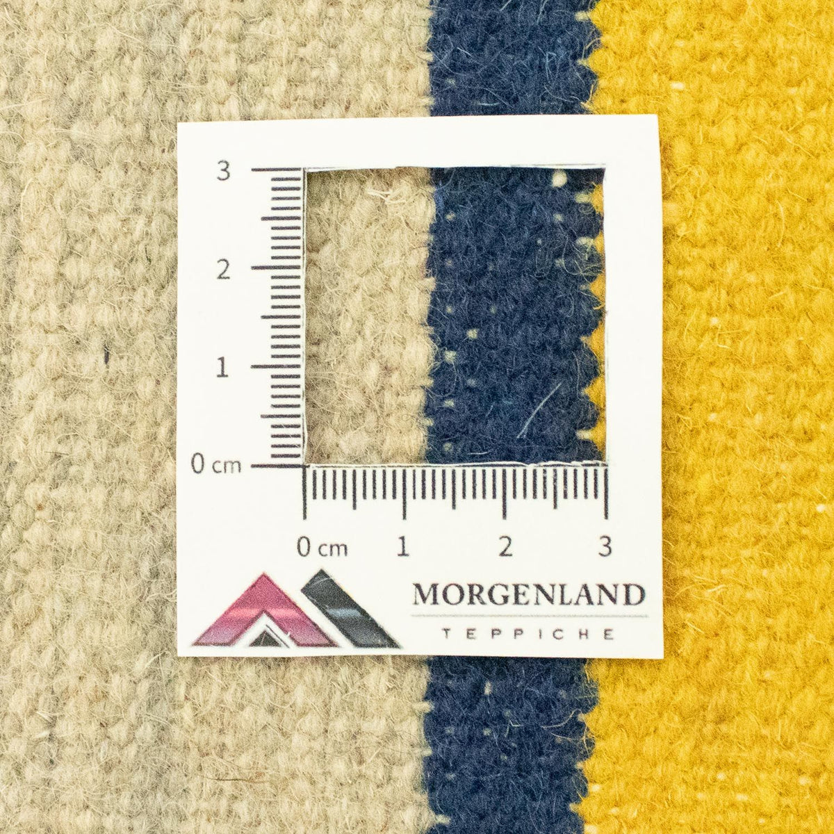 Kelim matta - trendig - 300 x 200 cm - gul