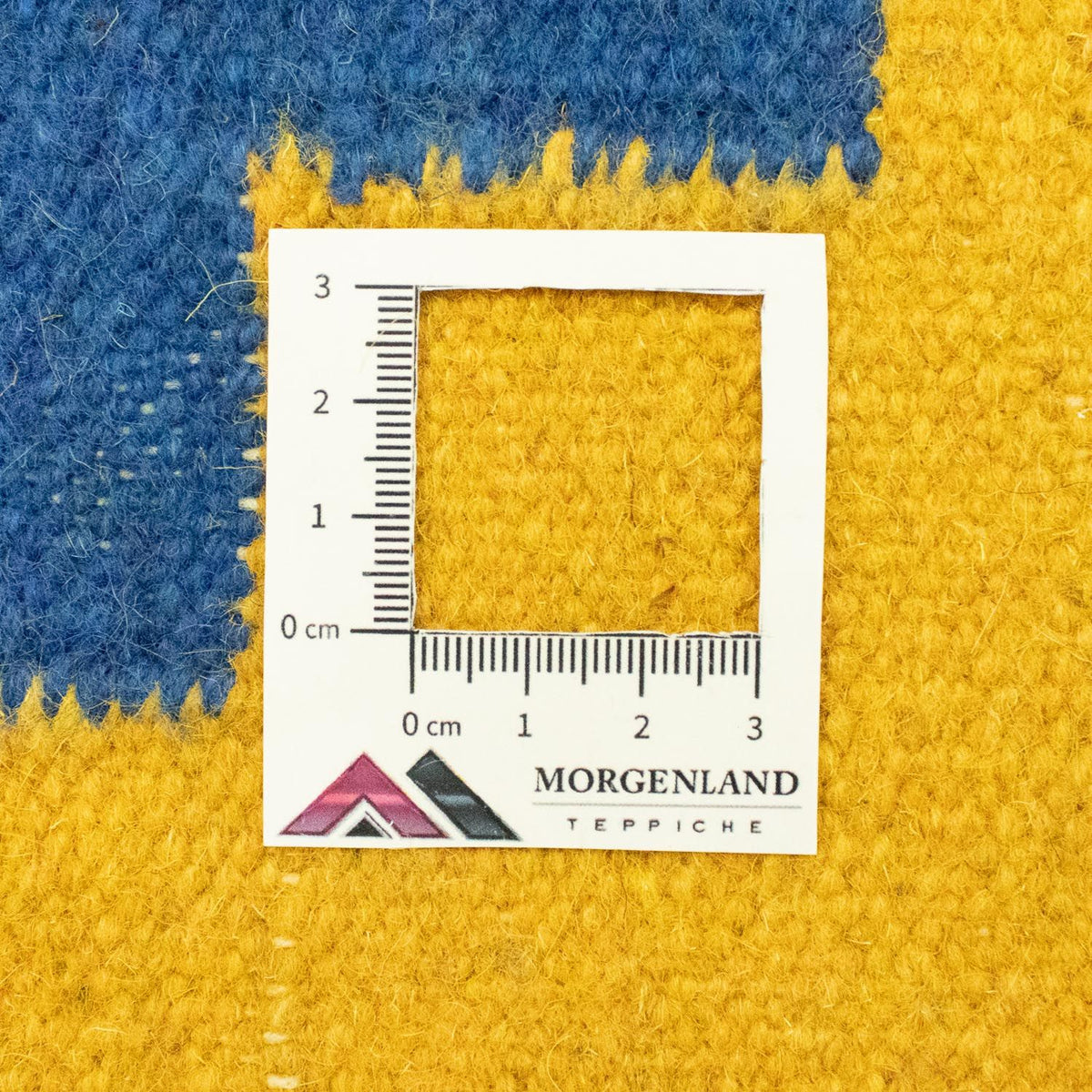 Kelim matta - trendig - 300 x 200 cm - gul
