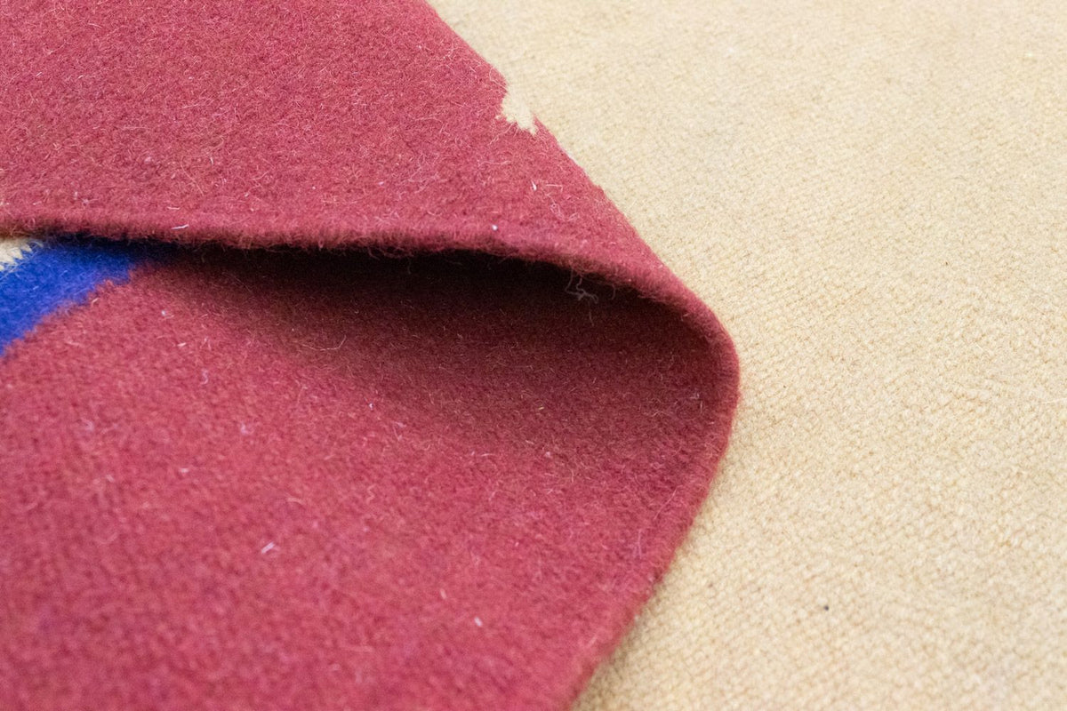 Kelim matta - trendig - 200 x 140 cm - gul