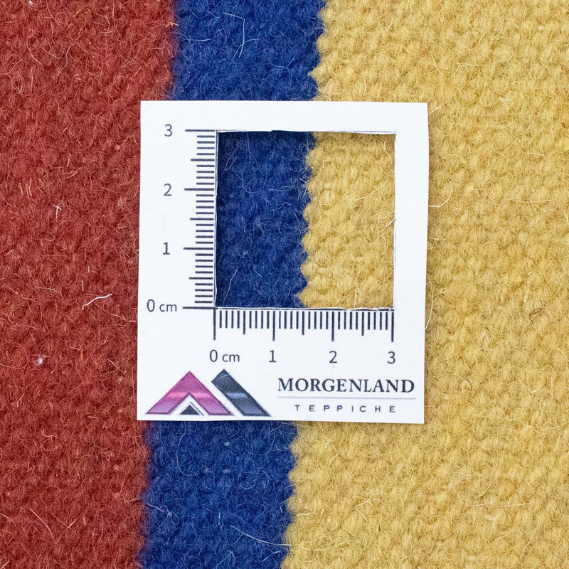 Kelim matta - trendig - 200 x 140 cm - gul