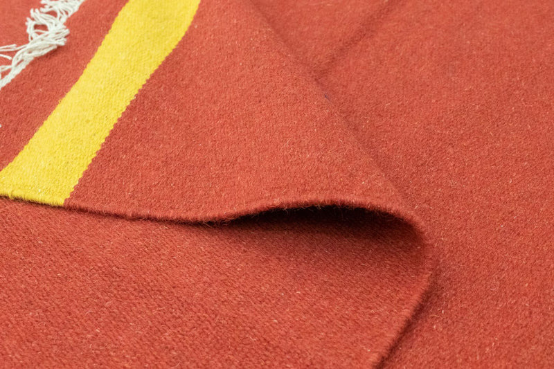 Kelim matta - trendig - 180 x 120 cm - röd