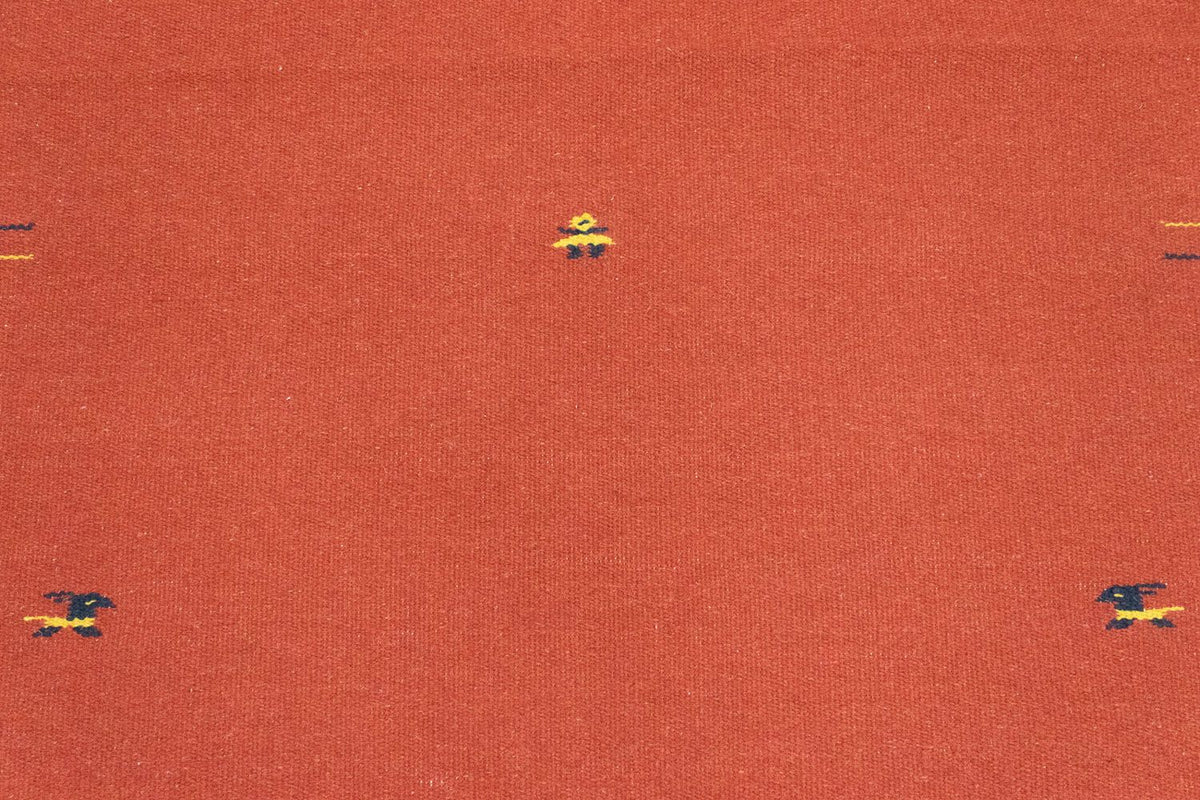 Kelim matta - trendig - 180 x 120 cm - röd