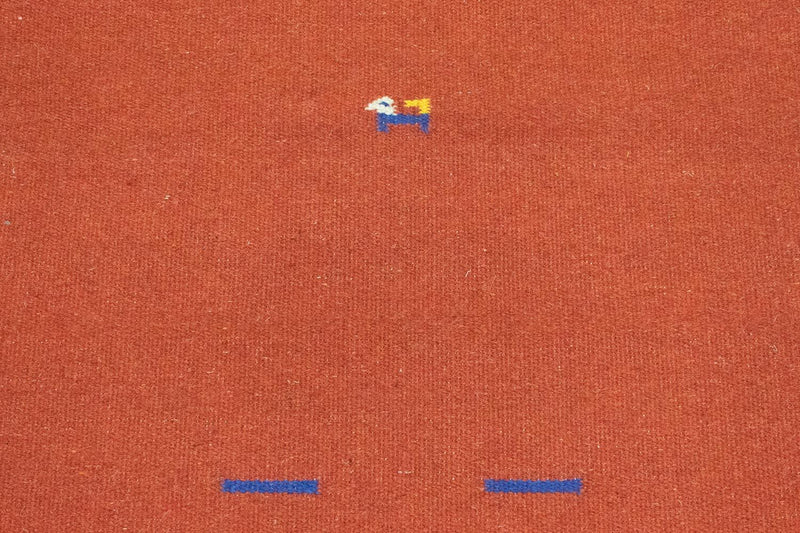 Kelim matta - trendig - 180 x 120 cm - röd