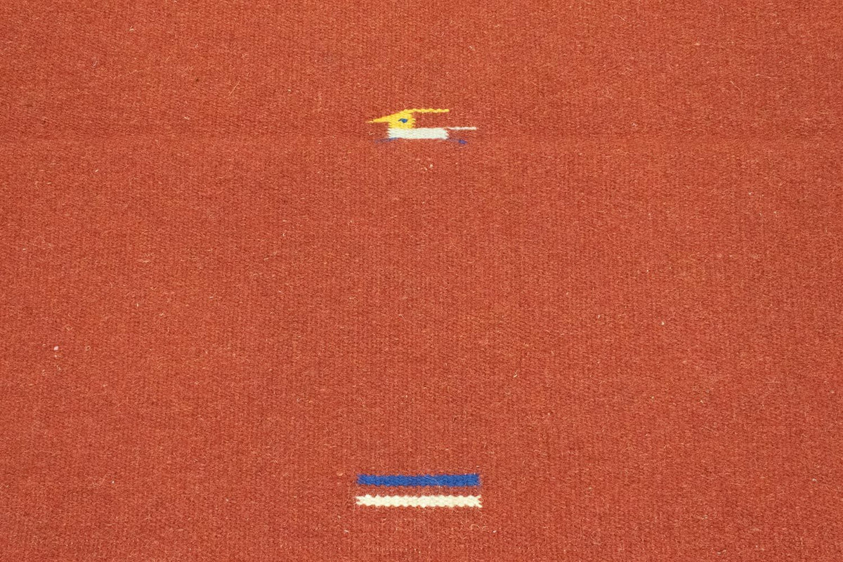 Kelim matta - trendig - 180 x 120 cm - röd