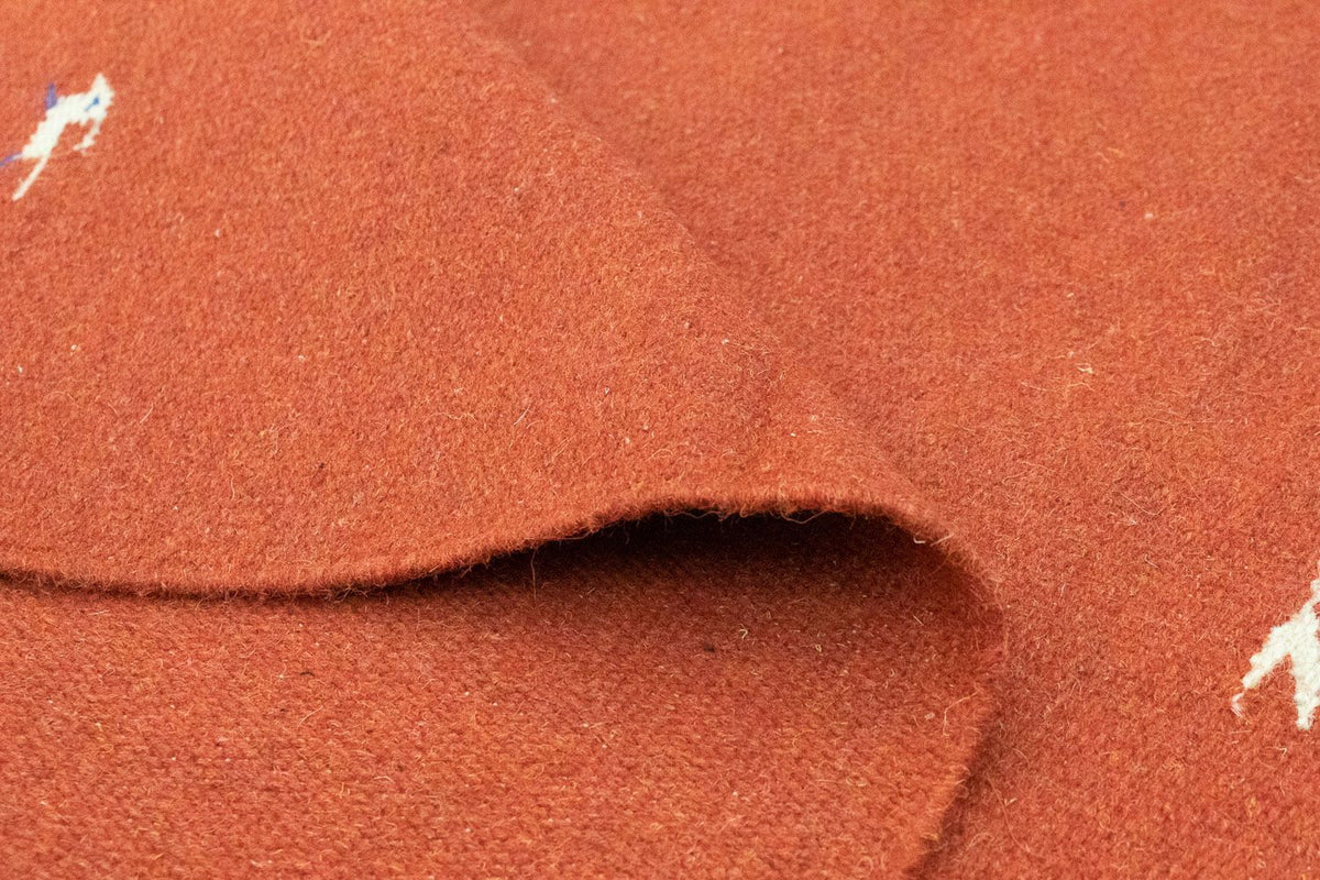 Kelim matta - trendig - 180 x 120 cm - röd