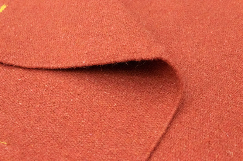 Kelim matta - trendig - 180 x 120 cm - röd