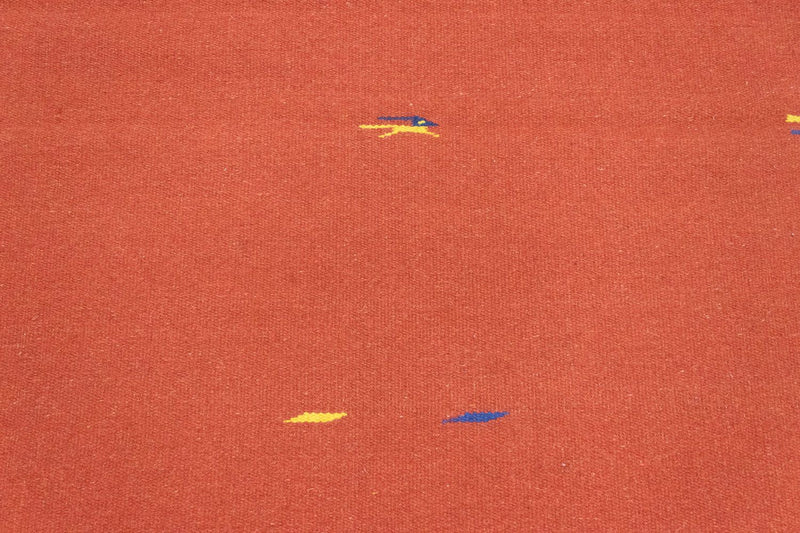 Kelim matta - trendig - 180 x 120 cm - röd