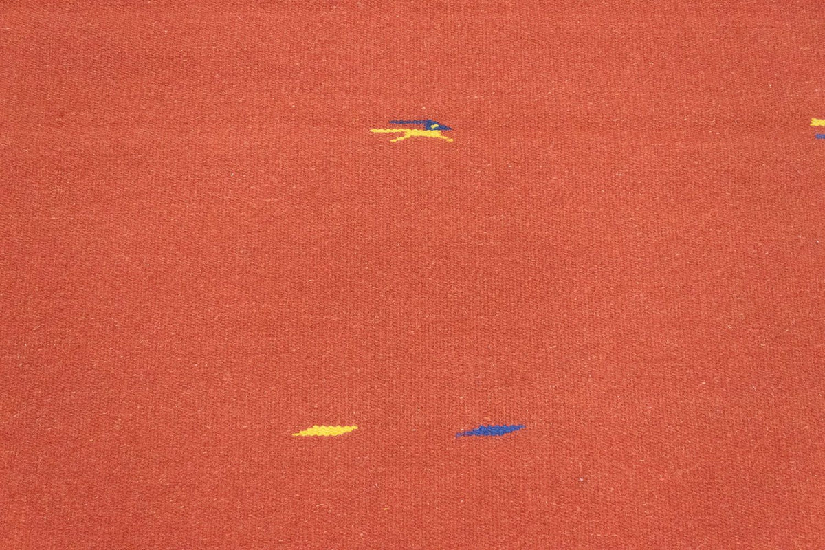 Kelim matta - trendig - 180 x 120 cm - röd