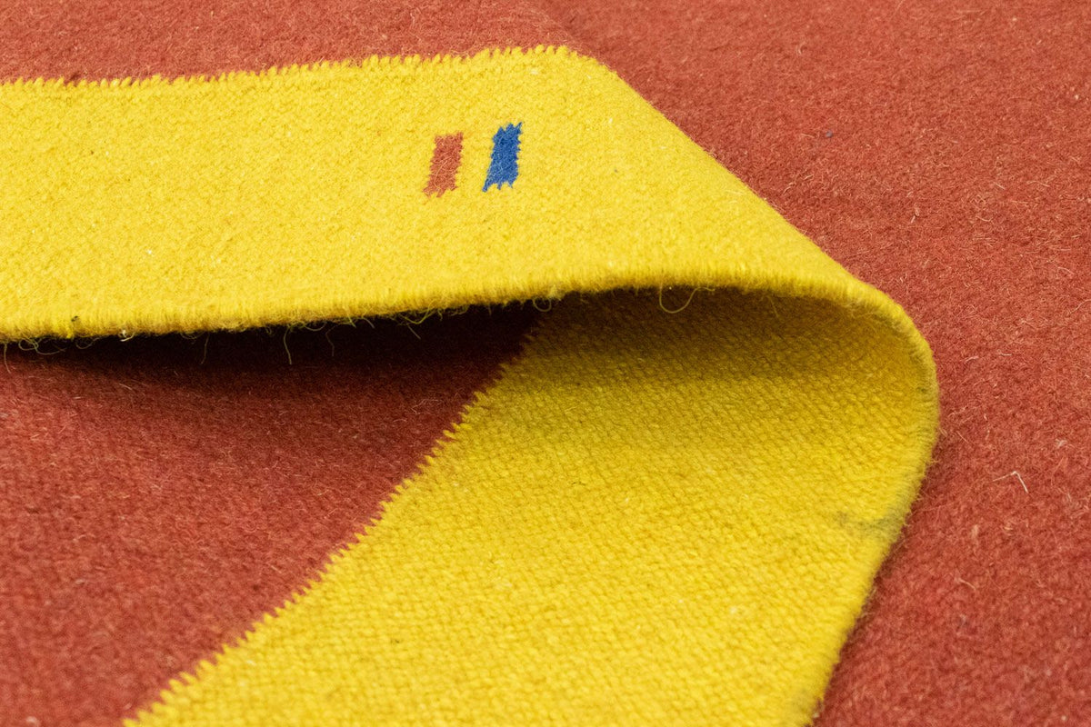 Kelim matta - trendig - 180 x 120 cm - röd