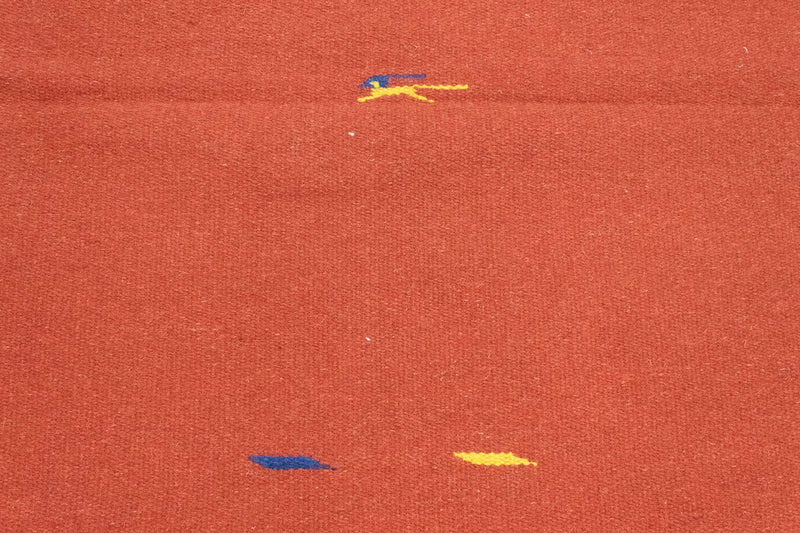 Kelim matta - trendig - 180 x 120 cm - röd