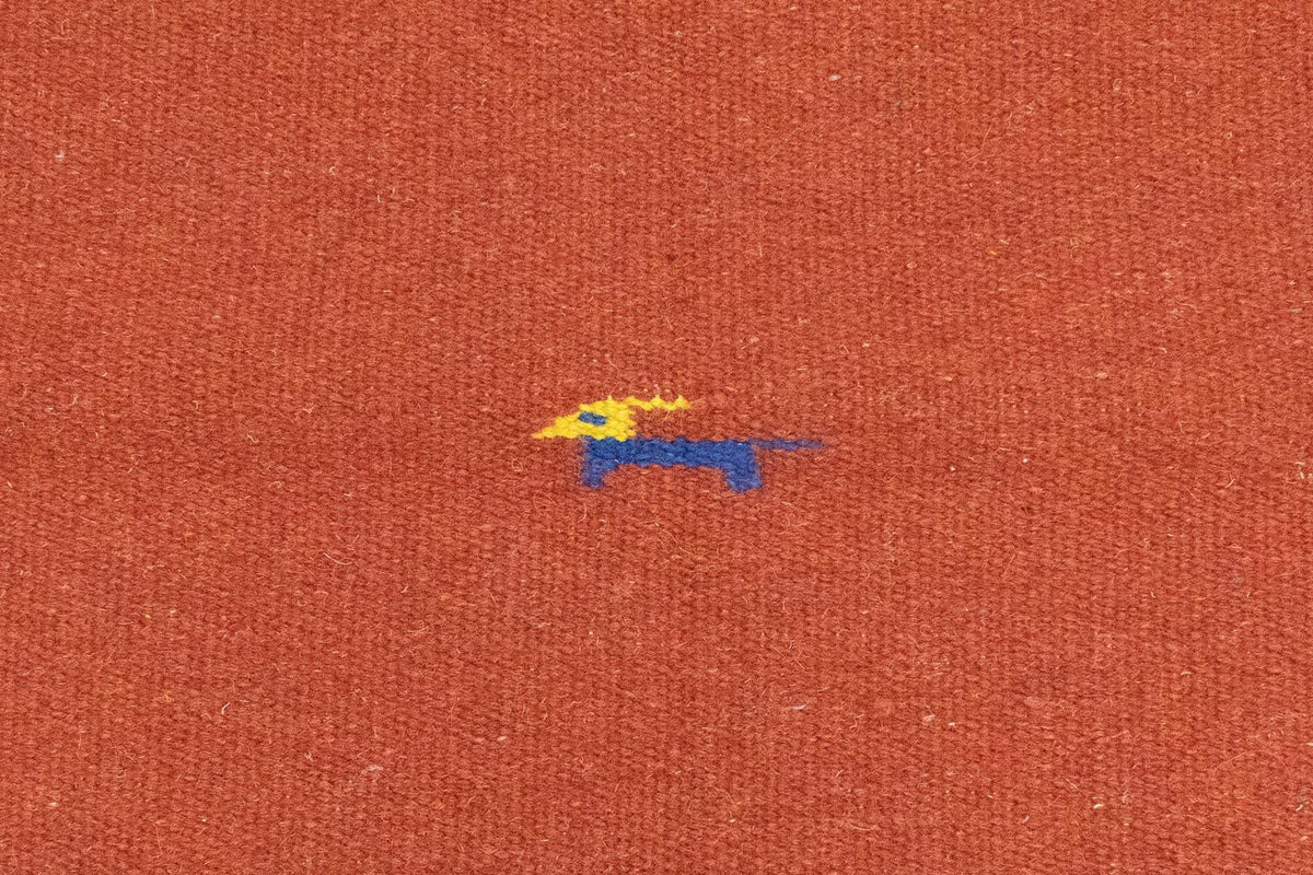 Kelim matta - trendig - 180 x 120 cm - röd